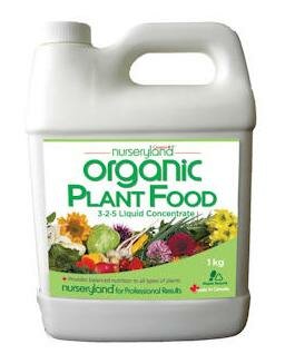 Nurseryland Liquid Organic Plant Food 3-1-3+1S
