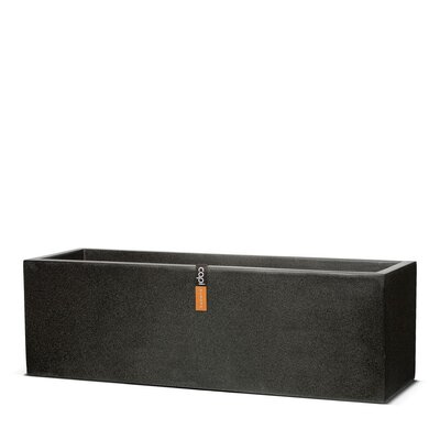 Planter rectangle low Lux 125x50x50 black