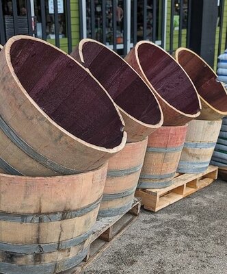 1/2 Wine Barrel - image 1