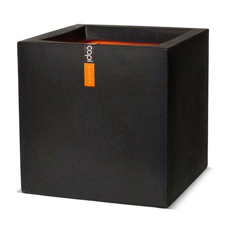 Planter square Smooth NL 40x40x40 black