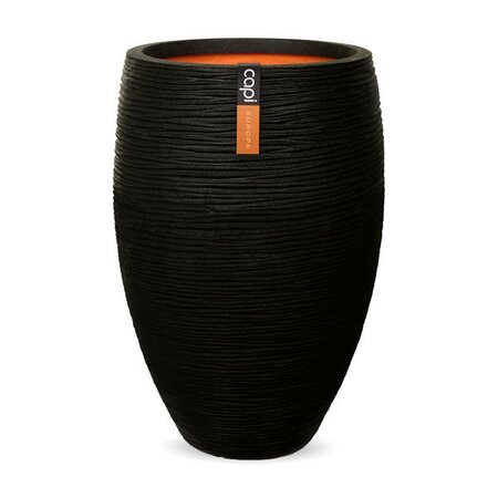 Vase elegant deluxe Rib NL 50x72 black