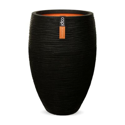 Vase elegant deluxe Rib NL 50x72 black