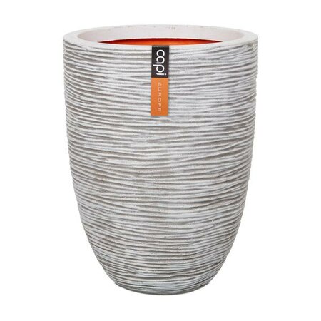 Vase elegant low Rib NL 34x46 ivory