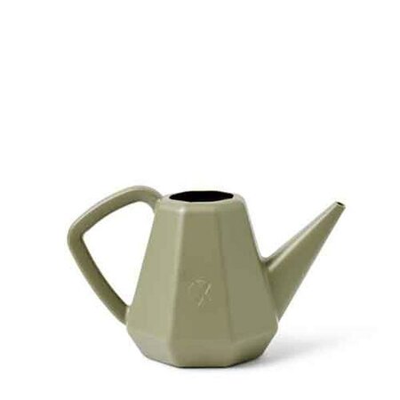 Watering can Doppio Smooth 2L olive grey