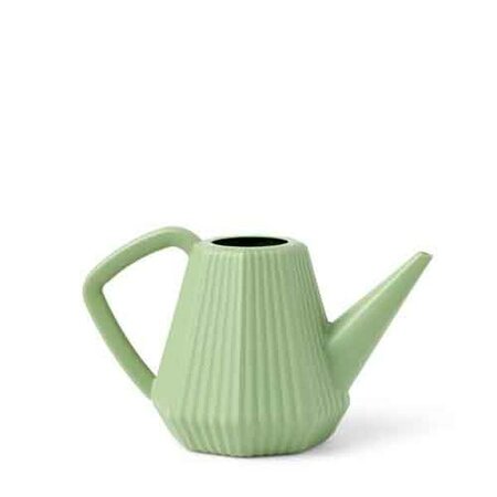 Watering can Doppio Groove 2L old green